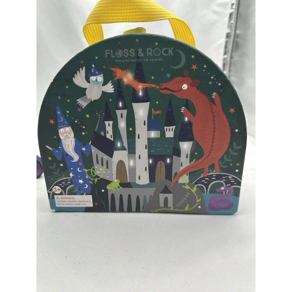 Floss & Rock 41P3660 Spellbound Playbox Used Flaws Travel Play Set Wizard Magic